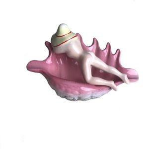 Vintage Mid Century NaughtyNude Trinket Dish Japan